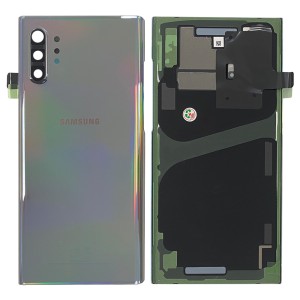 Samsung Galaxy Note 10+ N975 - Battery Cover Original with Camera Lens and Adhesive Aura Glow 