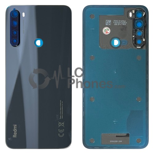 Xiaomi Redmi Note 8T - Battery Cover with Adhesive & Camera Lens Moonshadow Grey