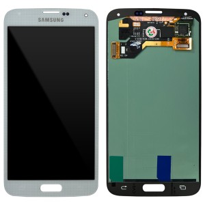 Samsung Galaxy S5 G900F - Full Front LCD Digitizer White 