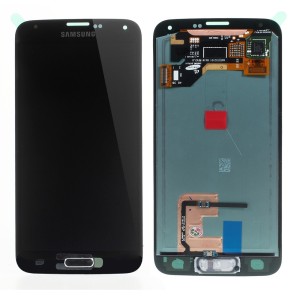 Samsung Galaxy S5 G900F - Full Front LCD Digitizer Black 