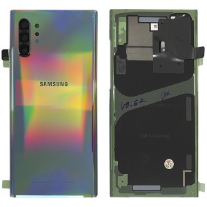 Samsung Galaxy Note 10 N970 - Battery Cover Original with Camera Lens and Adhesive Aura Glow 