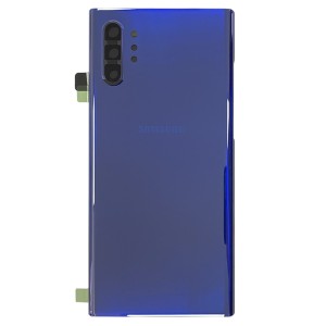 Samsung Galaxy Note 10+ N975 - Battery Cover Original with Camera Lens and Adhesive Aura Blue 