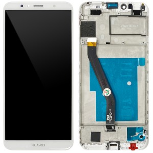 Huawei Y6 2018 ATU-L21 - Full Front LCD Digitizer With Frame White