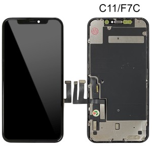 iPhone 11 - Full Front LCD Digitizer  Black (Comp. C11/F7C)