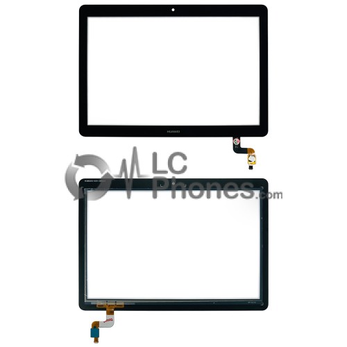 Huawei Mediapad T3 10 9.6 inch AGS-W09 - Front Glass Digitizer Black