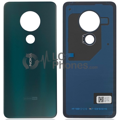 Nokia 7.2 TA-1196 - Battery Cover Cyan Green