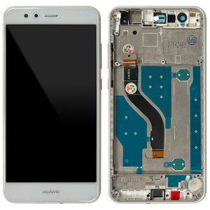 Huawei Ascend P10 Lite WAS-LX1A - Full Front LCD Digitizer White With Frame (FHD-W-C)