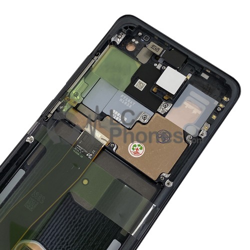 Samsung Galaxy S20 Ultra G988 / S20 Ultra 5G G988 - Full Front LCD Digitizer Cosmic Black < Service Pack >