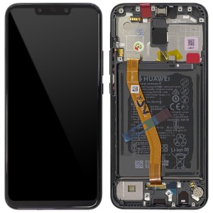 Huawei Mate 20 Lite - Full Front Lcd Digitizer Black With Frame & Battery 