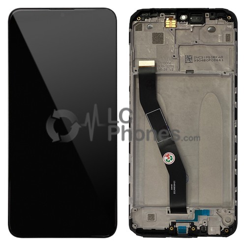 Xiaomi Redmi 8 - Full Front LCD Digitizer with Frame Black