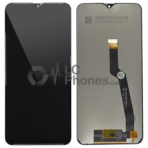 Samsung Galaxy A10 A105 / M10 2019 M105 - Full Front LCD Digitizer Black (Original Remaded)