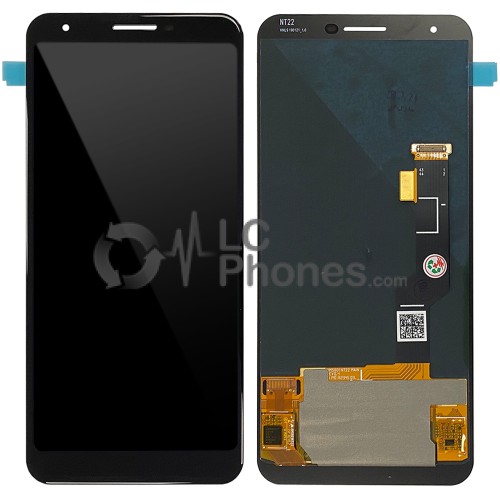 Google Pixel 3a XL - Full Front LCD / OLED Digitizer Black