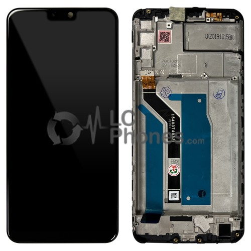 Asus Zenfone Max Pro (M2) ZB631KL / ZB630KL - Full Front LCD Digitizer with Frame Black