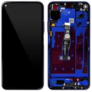 Huawei Honor 20 - Full Front LCD Digitizer with Frame Phantom Blue