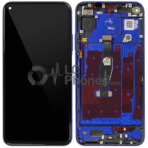 Huawei Honor 20 - Full Front LCD Digitizer with Frame Sapphire Blue