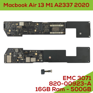 Macbook Air 13 inch with M1 A2337 - Fully Functional Logic Board with Touch ID 500GB / 16GB Ram UNLOCKED 820-02016-A
