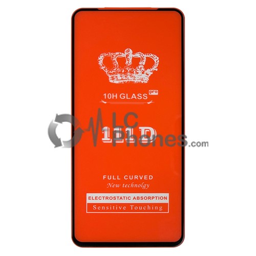 Xiaomi Redmi Note 9 / Redmi Note 9T - Full Arc Tempered Glass Black