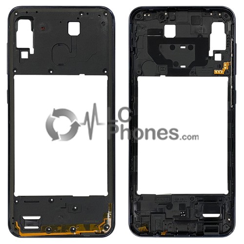 Samsung Galaxy A30 A305 - Middle Plate Frame Black