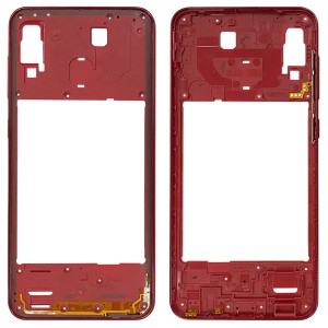 Samsung Galaxy A30 A305 - Middle Plate Frame Red