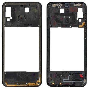 Samsung Galaxy A20 A205 - Middle Plate Frame Black