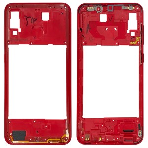 Samsung Galaxy A20 A205 - Middle Plate Frame Red