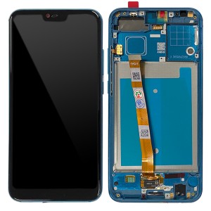 Huawei Honor 10 - Full Front LCD Digitizer with Frame Phantom Green