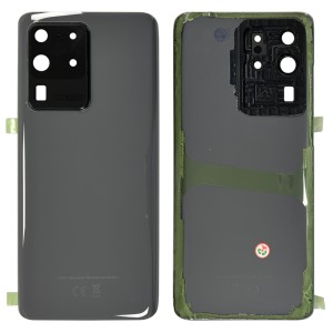 Samsung Galaxy S20 Ultra / S20 Ultra 5G - Battery Cover with Adhesive & Camera Lens Cosmic Grey