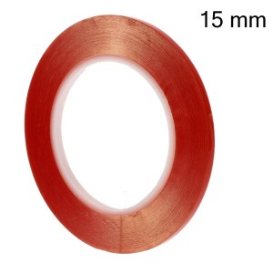15mm x 50m Double-sided Clear Adhesive Sticker Tape