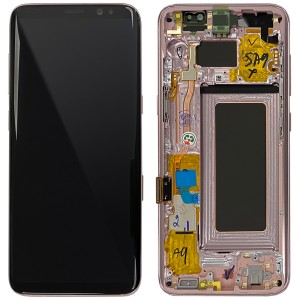 Samsung Galaxy S8 G950F - Full Front LCD Digitizer With Frame Rose Pink 