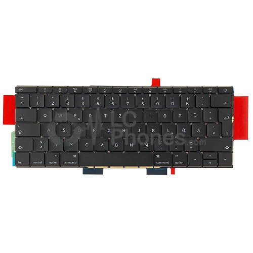 Macbook Pro 13 inch A1708 2016-2017 - German Keyboard DE Layout with Backlight