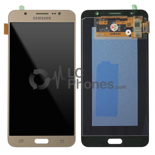 Samsung Galaxy J7 2016 J710 - Full Front LCD Digitizer Gold (Original Remaded)