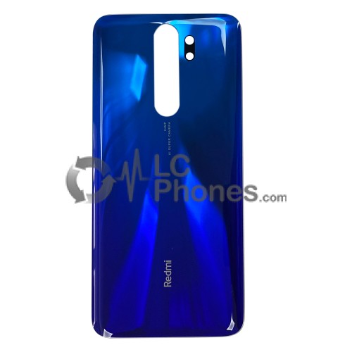 Xiaomi Redmi Note 8 Pro - Battery Cover with Adhesive & Camera Lens Blue