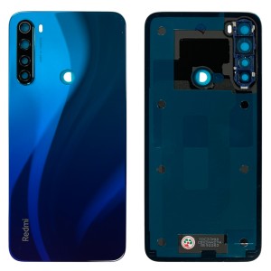 Xiaomi Redmi Note 8 - Battery Cover with Adhesive & Camera Lens Neptune Blue