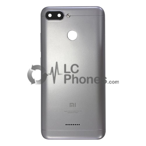 Xiaomi Redmi 6 - Back Housing Cover Grey