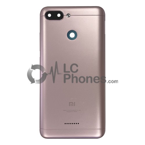 Xiaomi Redmi 6 - Back Housing Cover Rose Gold