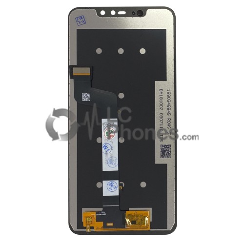 Xiaomi Redmi Note 6 Pro - Full Front LCD Digitizer Black