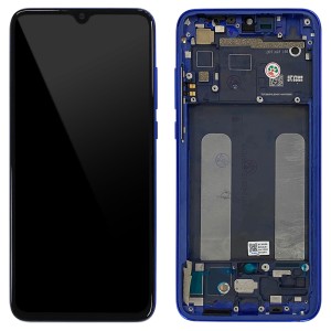 Xiaomi Mi 9 Lite - Full Front LCD/OLED Digitizer With Frame Aurora Blue