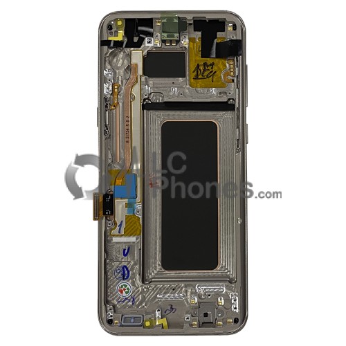 Samsung Galaxy S8 Plus G955F - Full Front LCD Digitizer With Frame Maple Gold < Service Pack >