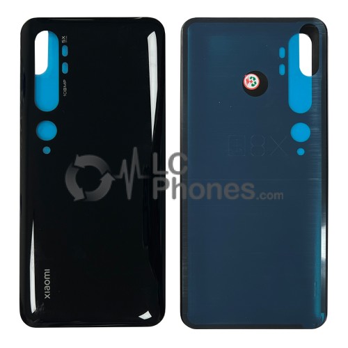 Xiaomi Mi Note 10 / Mi Note 10 Pro - Battery Cover With Adhesive Midnight Black