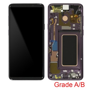 Samsung Galaxy S9 Plus G965F - Full Front LCD Digitizer With Frame Purple  Grade A/B