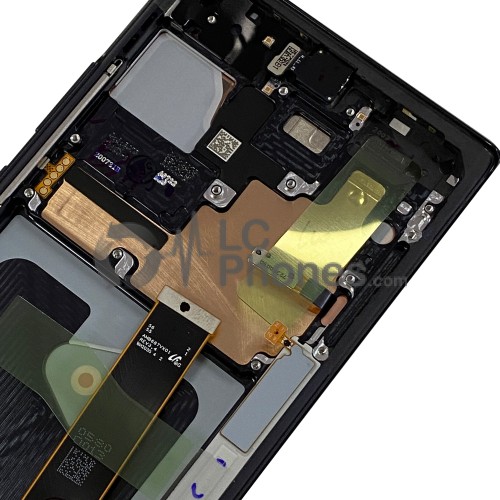 Samsung Galaxy Note 20 Ultra N985 / Note 20 Ultra 5G N986 - Full Front LCD Digitizer Mystic Black < Service Pack >