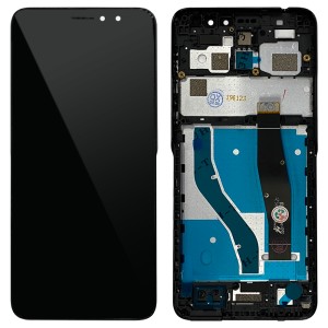 Alcatel 1x (2019) 5008Y - Full Front LCD Digitizer with Frame Black