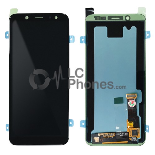 Samsung Galaxy A6 (2018) A600 - Full Front LCD Digitizer Black (Original Remaded)