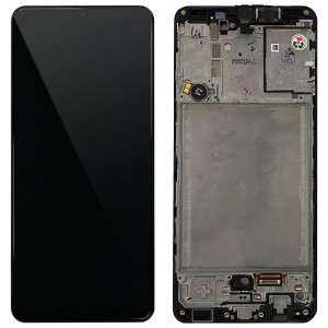 Samsung Galaxy A31 A315F - Full Front LCD Digitizer With Frame Black 