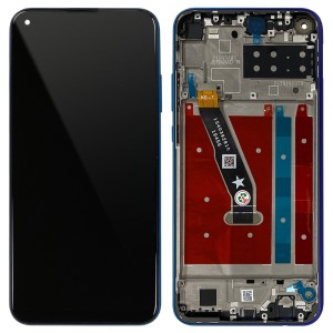 Huawei P40 Lite E - Full Front LCD Digitizer With Frame Aurora Blue