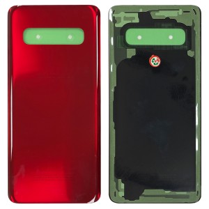 Samsung Galaxy S10 G973 - Battery Cover with Adhesive Cardinal Red