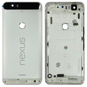 Huawei Nexus 6P - Back Housing Cover White with Camera Lens Cover