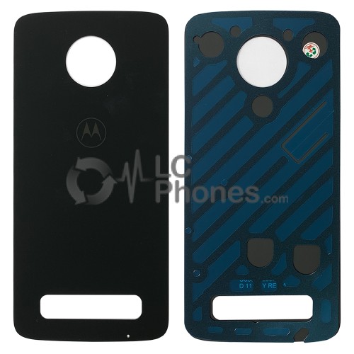 Motorola Z3 XT1929 - Battery Cover with Adhesive Onyx Black