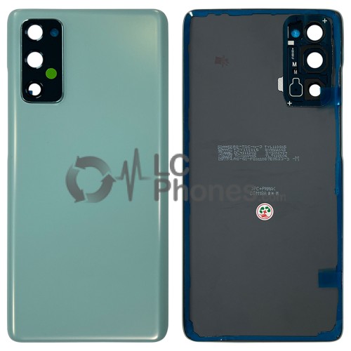 Samsung Galaxy S20 FE G780 / S20 FE 5G G781 - Battery Cover with Adhesive & Camera Lens Cloud Mint