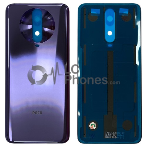 Xiaomi Poco X2 - Battery Cover with Adhesive Matrix Purple